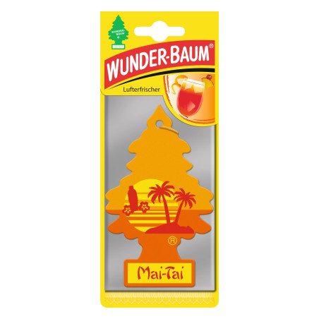 Odorizant auto, bradut, Wunder - Baum, Mai Tai, 7.6 x 0.3 x 19 cm
