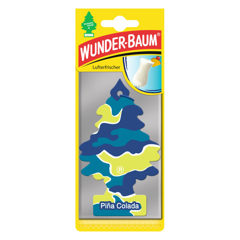 Odorizant auto, bradut, Wunder - Baum, Pina Colada, 7.6 x 0.3 x 19 cm Odorizant auto, bradut, Wunder - Baum, Pina Colada, 7.6 x 0.3 x 19 cm
