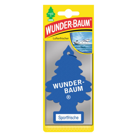 Odorizant auto, bradut, Wunder - Baum, Sportfrische, 7.6 X 0.3 X 19 cm