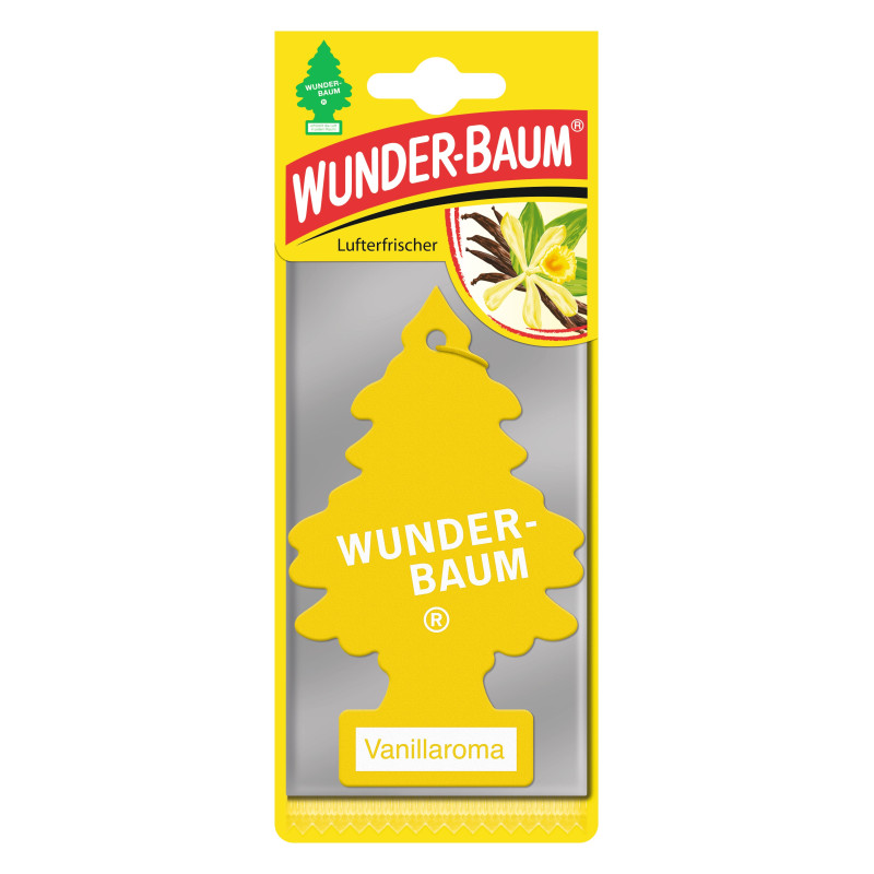 Odorizant auto, bradut, Wunder - Baum, Vanilie, 7.6 x 0.3 x 19 cm