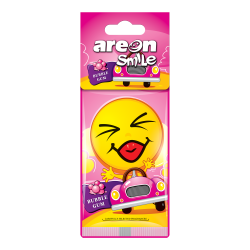 Odorizant auto, card, Areon Dry Smile, Bubble Gum, 19 x 7.5 x 0.5 cm