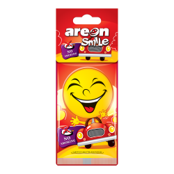 Odorizant auto, card, Areon Dry Smile, No Smoking, 19 x 7.5 x 0.5 cm
