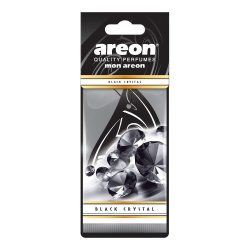 Odorizant auto, card, Areon Mon areon, Black Crystal, 19 x 7.5 x 0.5 cm