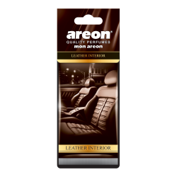 Odorizant auto, card, Areon Mon areon, Leather Interior, 19 x 7.5 x 0.5 cm