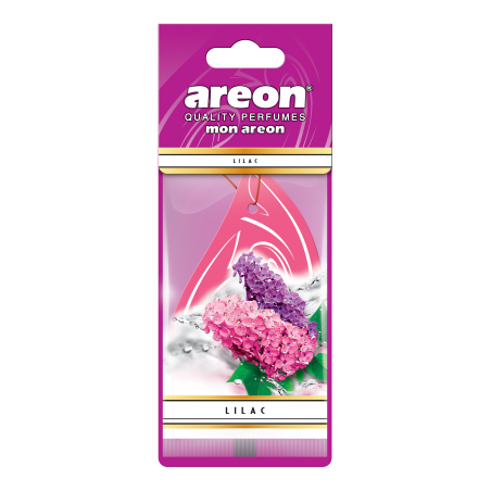 Odorizant auto, card, Areon Mon areon, Lilac, 19 x 7.5 x 0.5 cm