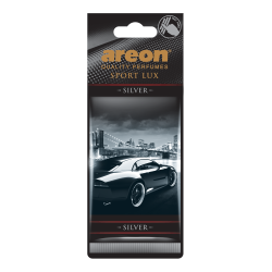 Odorizant auto, card, Areon Sport Lux, Silver, 19 x 7.5 x 0.5 cm