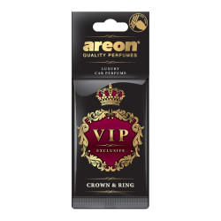 Odorizant auto, card, Areon VIP Exclusive, Crown Ring, 19 x 7.5 x 0.5 cm