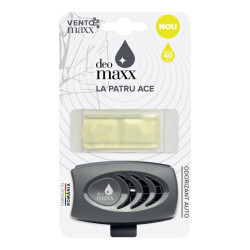 Odorizant auto, clip ventilatie + blister, Wentomaxx, La patru ace, 5 ml