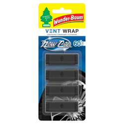 Odorizant auto, clip ventilatie, Wunder-Baum, New Car, 7.5 x 2 x 19 cm, 4 bucati