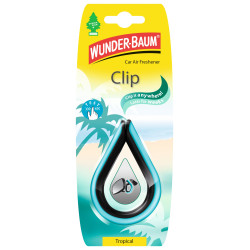 Odorizant auto, colier, Wunder - Baum, Clip Tropical, 7.6 x 1.2 x 19 cm