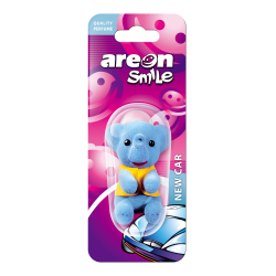 Odorizant auto, figurina, Areon Smile, New Car, 19 x 7.5 x 0.5 cm