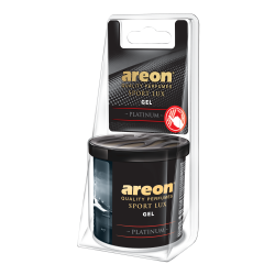 Odorizant auto gel, Areon Sport Lux, Platinum, conserva, 147 g