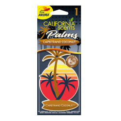 Odorizant auto, palmier, California Scents, Palms, Capistrano Coconut, 19.05 x 0.70 x 7.64 cm