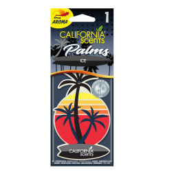 Odorizant auto, palmier, California Scents, Palms, Ice, 19.05 x 0.70 x 7.64 cm