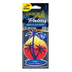 Odorizant auto, palmier, California Scents, Palms, Indigo Berry, 19.05 x 0.70 x 7.64 cm