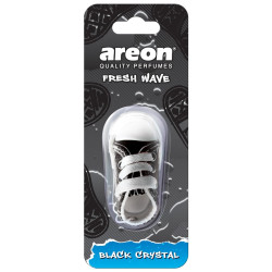 Odorizant auto, pantof sport, Areon Fresh Wave, Black Crystal, 19 x 7.5 x 5 cm