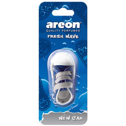 Odorizant auto, pantof sport, Areon Fresh Wave, New Car, 19 x 7.5 x 5 cm