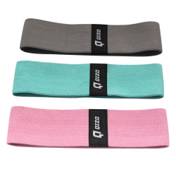 Banda elastica pentru antrenament, Qizo HKRBB2202, 34.5 x 8 cm, set 3 bucati