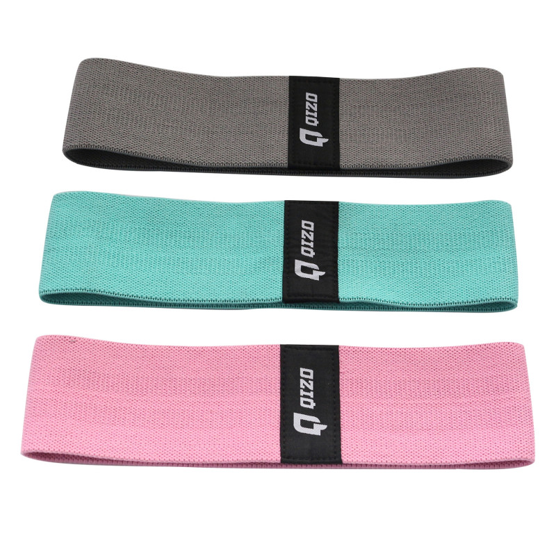 Banda elastica pentru antrenament, Qizo HKRBB2202, 34.5 x 8 cm, set 3 bucati Banda elastica pentru antrenament, Qizo HKRBB2202, 34.5 x 8 cm, set 3 bucati