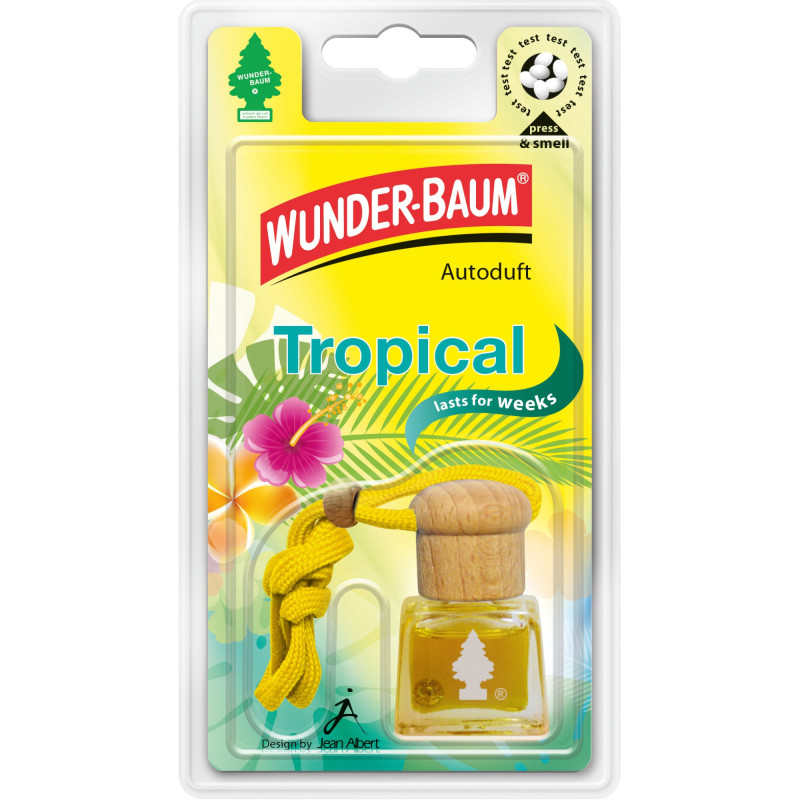 Odorizant auto, sticluta, Wunder - Baum, tropical, 4.5 ml