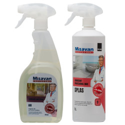 Odorizant baie profesional Dr. Stephan Splas spray 1L + odorizant camera profesional Dr. Stephan Air spray 750 ml