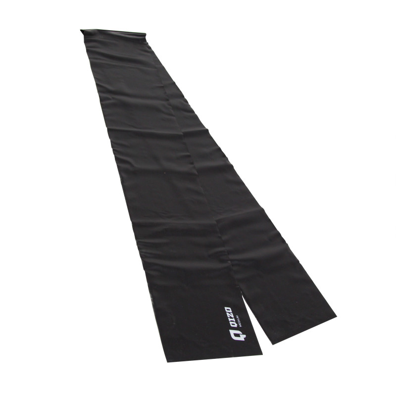 Banda elastica pentru fitness Qizo, negru, 150 x 15 cm Banda elastica pentru fitness Qizo, negru, 150 x 15 cm
