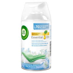 Odorizant camera Air Wick, rezerva, asternuturi proaspete si liliac alb, 250 ml