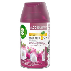 Odorizant camera Air Wick, rezerva, satin fin si floarea lunii, 250 ml