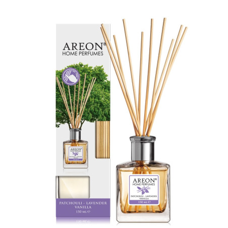 Odorizant camera cu betisoare, Areon, patchouli + lavanda + vanilie, 150 ml