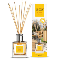 Odorizant camera cu betisoare, Areon, Sunny Home, flori dulci + fructe, 150 ml