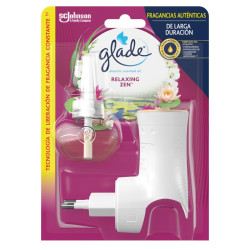 Odorizant camera Glade AntiTabac, aparat electric + rezerva, Relaxing Zen, 20 ml