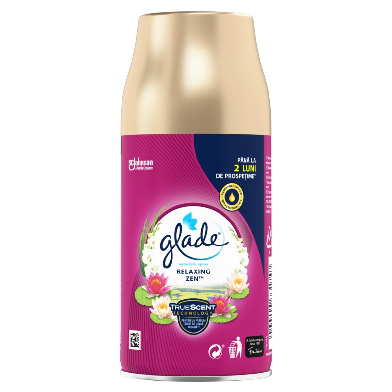 Odorizant camera Glade Automatic, rezerva, relaxing, 269 ml