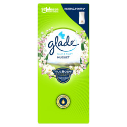 Odorizant camera Glade Microspray, rezerva, lacramioare, 10 ml