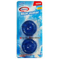 Odorizant pentru bazin toaleta Misavan, albastru, 2 x 50  g