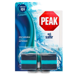 Odorizant pentru bazin wc baie Peak WC Apa Azur, marin, 2 x 50 g