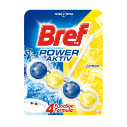 Odorizant wc baie Bref Power Aktiv Lemon, 50 g