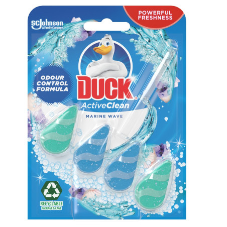 Odorizant wc baie Duck 5 in 1, solid, marin, 38.6 g