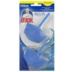 Odorizant wc baie Duck Aqua Blue 4in1, marin, 2 x 36 g