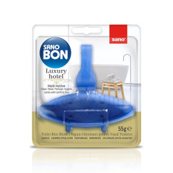 Odorizant wc baie Sano Bon Blue Luxury Hotel Multi-Action, solid, 55 g