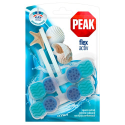 Odorizant wc Peak Flex Activ, solid, ocean, 2 x 48 g