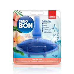 Odorizant wc Sano Bon Blue Peach Multi-Action, solid, 55 g