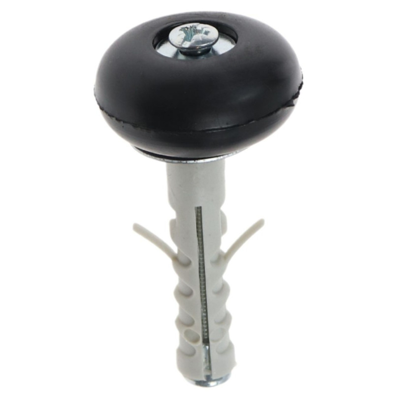 Opritor usa pentru pardoseala, Friulsider, cauciuc, negru, 30 mm Opritor usa pentru pardoseala, Friulsider, cauciuc, negru, 30 mm