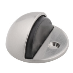 Opritor usa pentru pardoseala, Stop01, zamac, satin nichelat, 45 mm