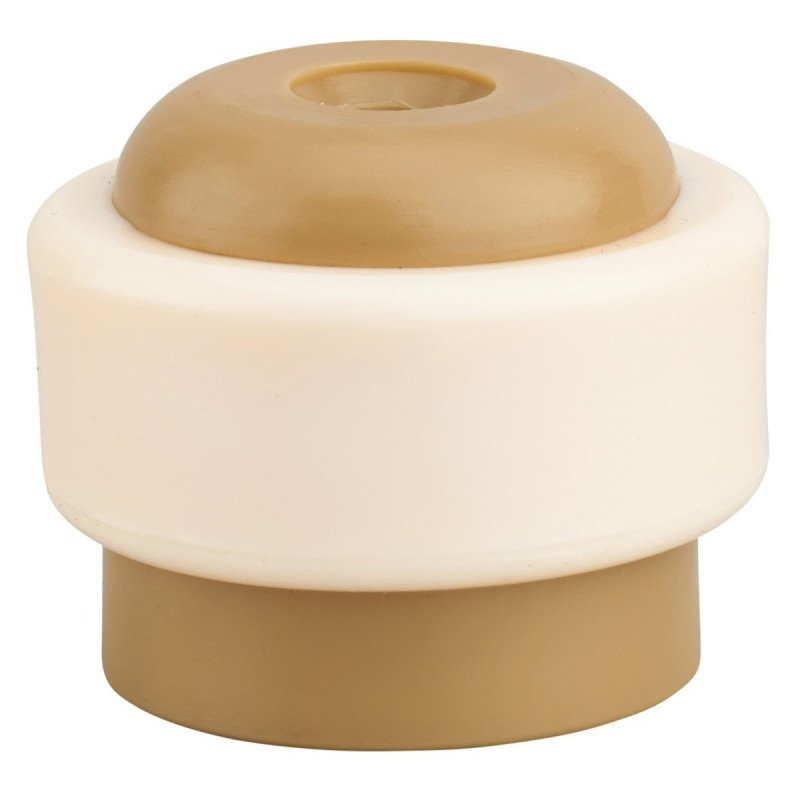 Opritor usa pentru pardoseala, Thirard, plastic, maro, 35 mm Opritor usa pentru pardoseala, Thirard, plastic, maro, 35 mm