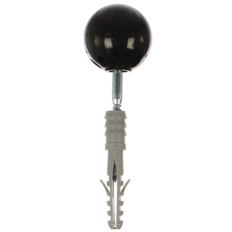 Opritor usa pentru pardoseala TS8SK, nylon, negru, 8 x 60 mm Opritor usa pentru pardoseala TS8SK, nylon, negru, 8 x 60 mm