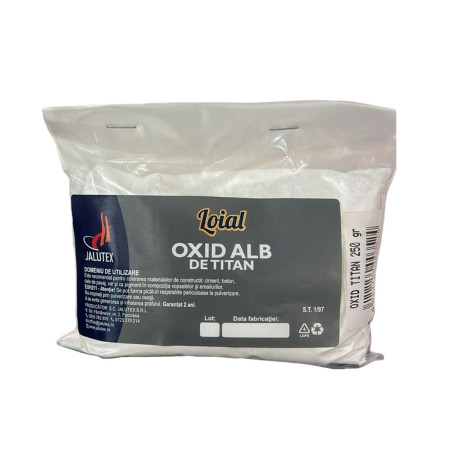 Oxid alb de titan, Jalutex, 250 g