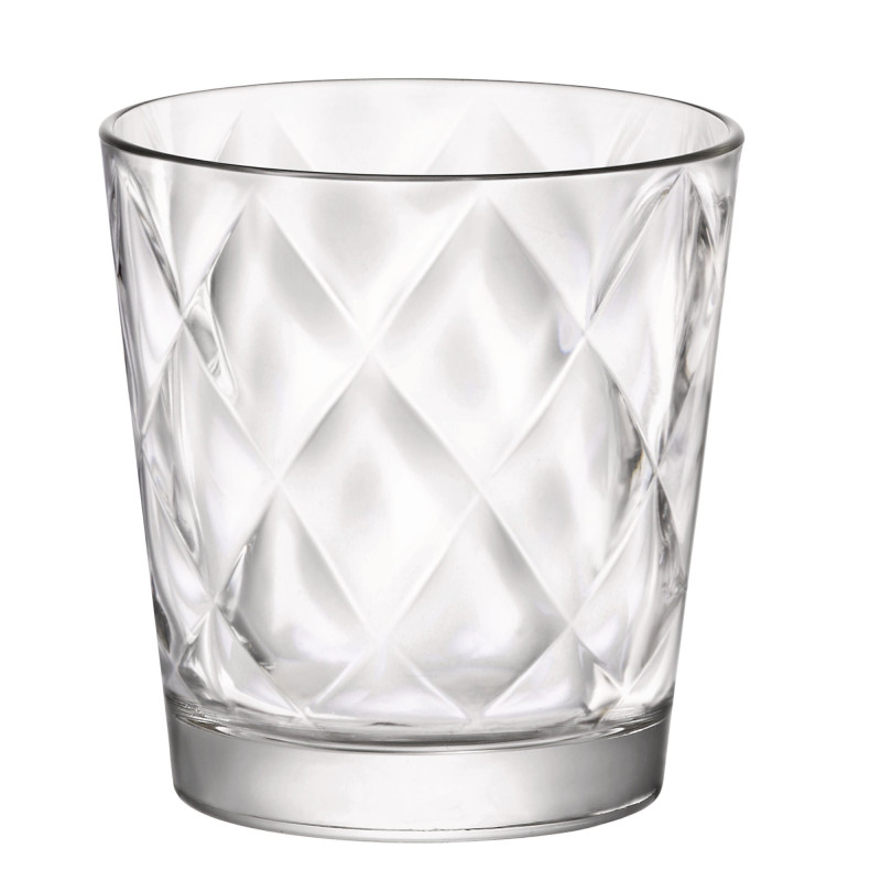 Pahar pentru apa / suc, Kaleido, sticla, transparent, 240 ml, set 6 bucati