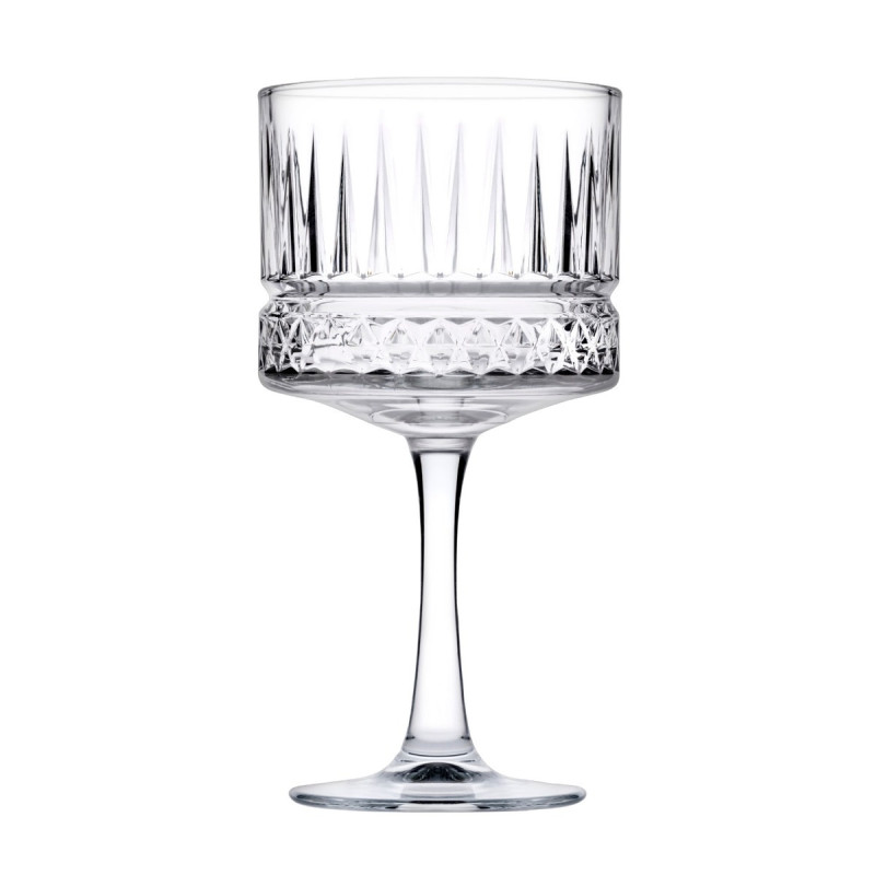 Pahar pentru cocktail Elysia, sticla, transparent, 500 ml, set 4 bucati