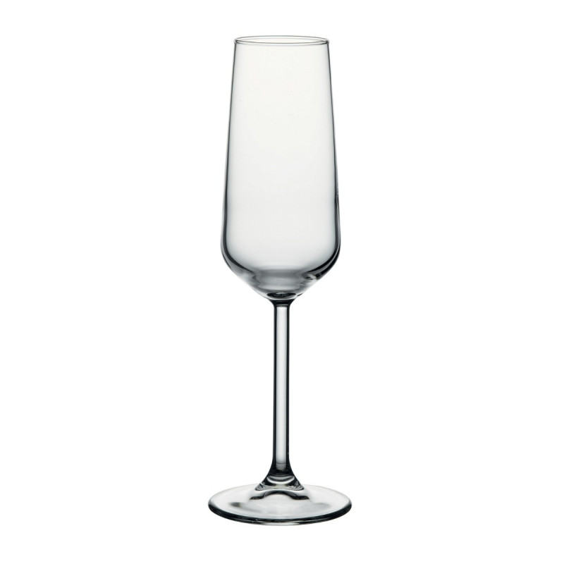 Pahar sampanie, Allegra 440079, din sticla, 195 ml, set 6 bucati