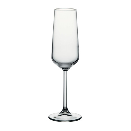Pahar sampanie, Allegra 440079, din sticla, 195 ml, set 6 bucati